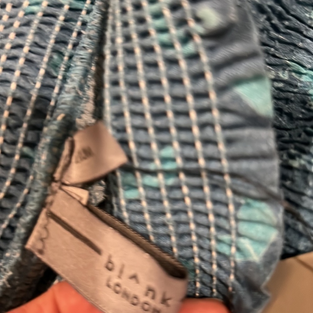 NWT Bl^nk London Anthropologie  Blue Maxi Dress - Picture 8 of 11